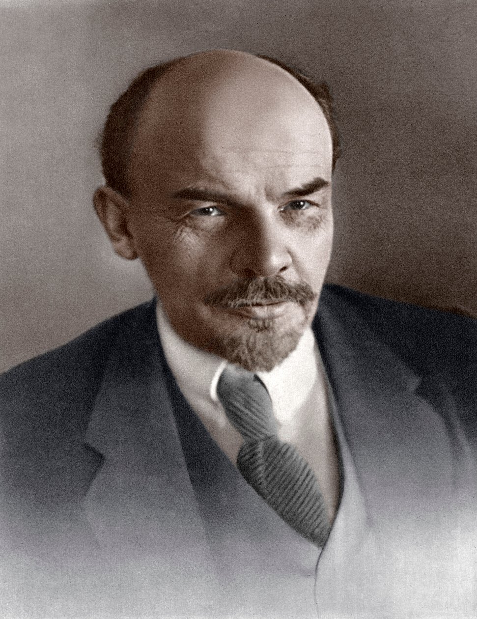 Vladimir Iljič Uljanov Lenin, ruský bolševický revolucionář, c1917 od Unbekannt