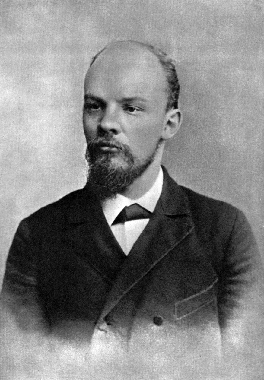 Vladimir Uljanov Lenin, ruský bolševický revolucionář, Petrohrad, Rusko, únor 1897 od Unbekannt
