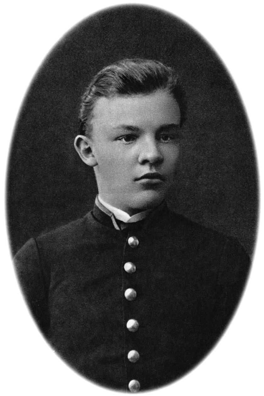 Vladimir Uljanov Lenin jako žák gymnázia, Simbirsk, Rusko, 1879 od Unbekannt