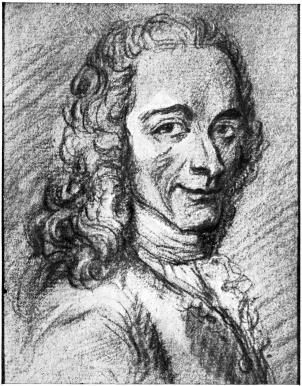 Voltaire, francouzský osvícenský spisovatel, esejista, deista a filozof, 18. od Unbekannt