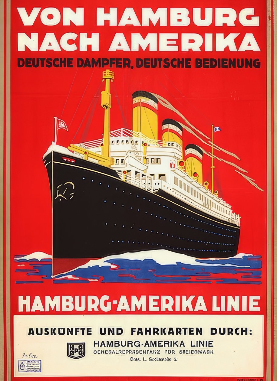 Z Hamburku do Ameriky. Rakousko, Graz, 1938-1939 (J. Weiner, Vídeň) od Unbekannt