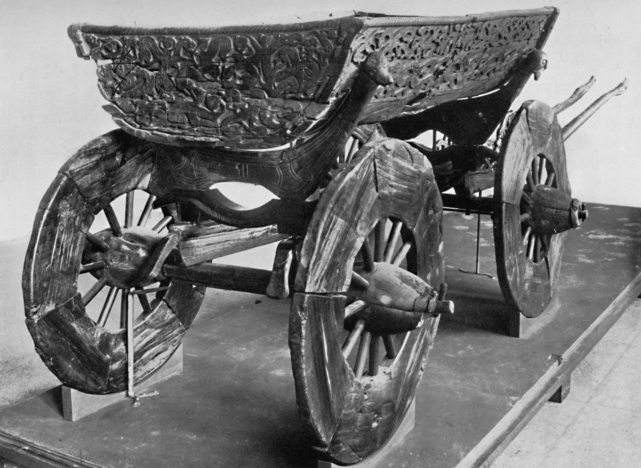 Vůz z lodi Oseberg, 1935 od Unbekannt