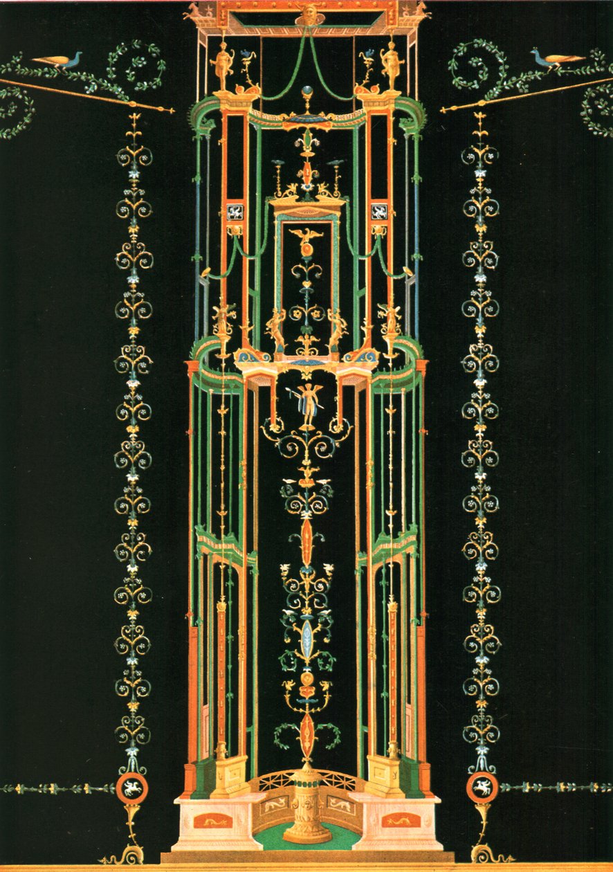 Nástěnná dekorace, Pompeje, Itálie, 1928. od Unbekannt
