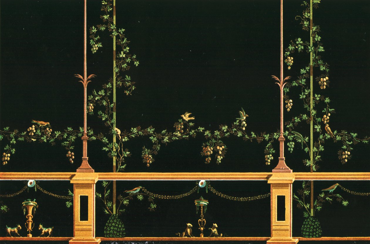 Nástěnná dekorace, Pompeje, Itálie, 1928. od Unbekannt