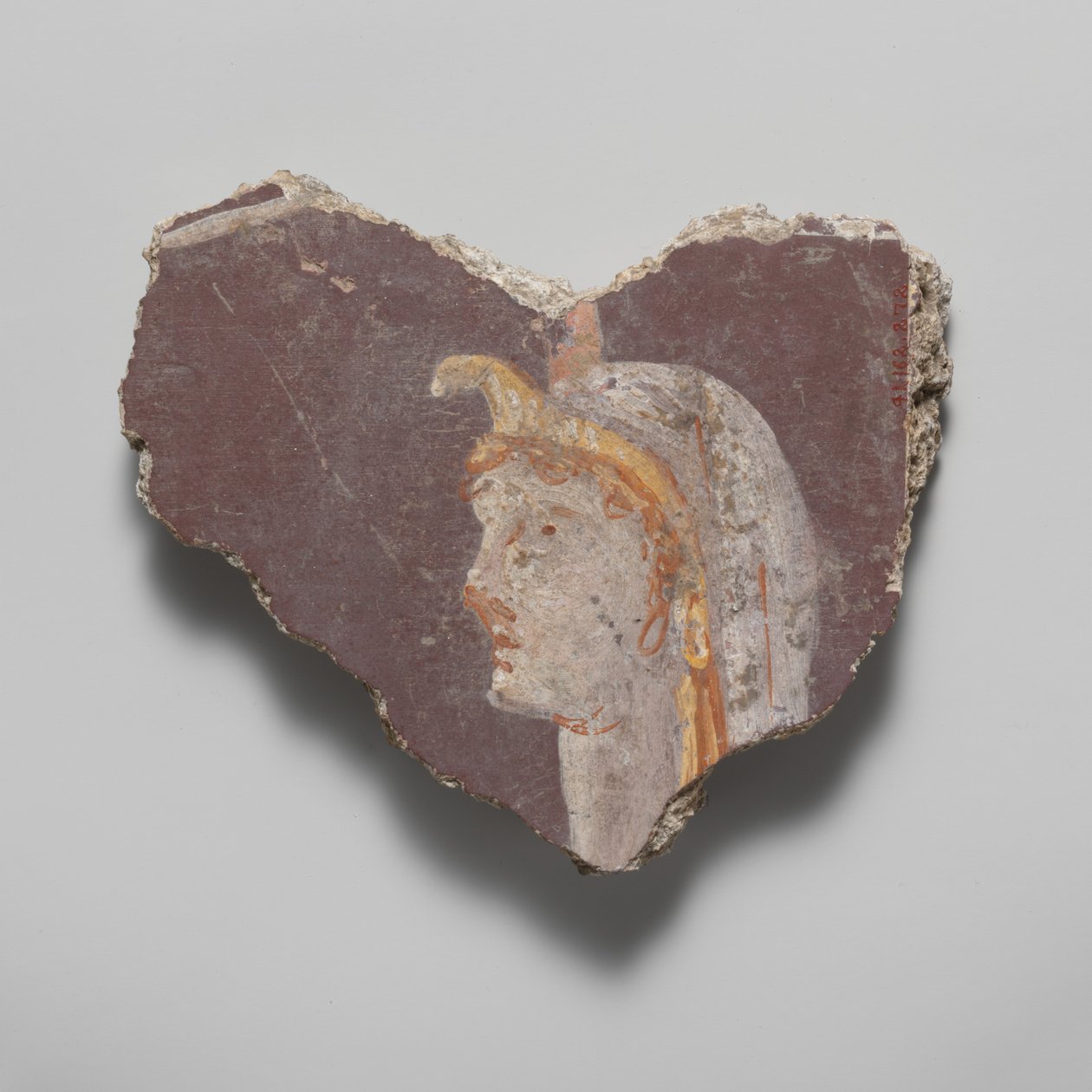 Fragment nástěnné malby, 1. století n. l. od Unbekannt