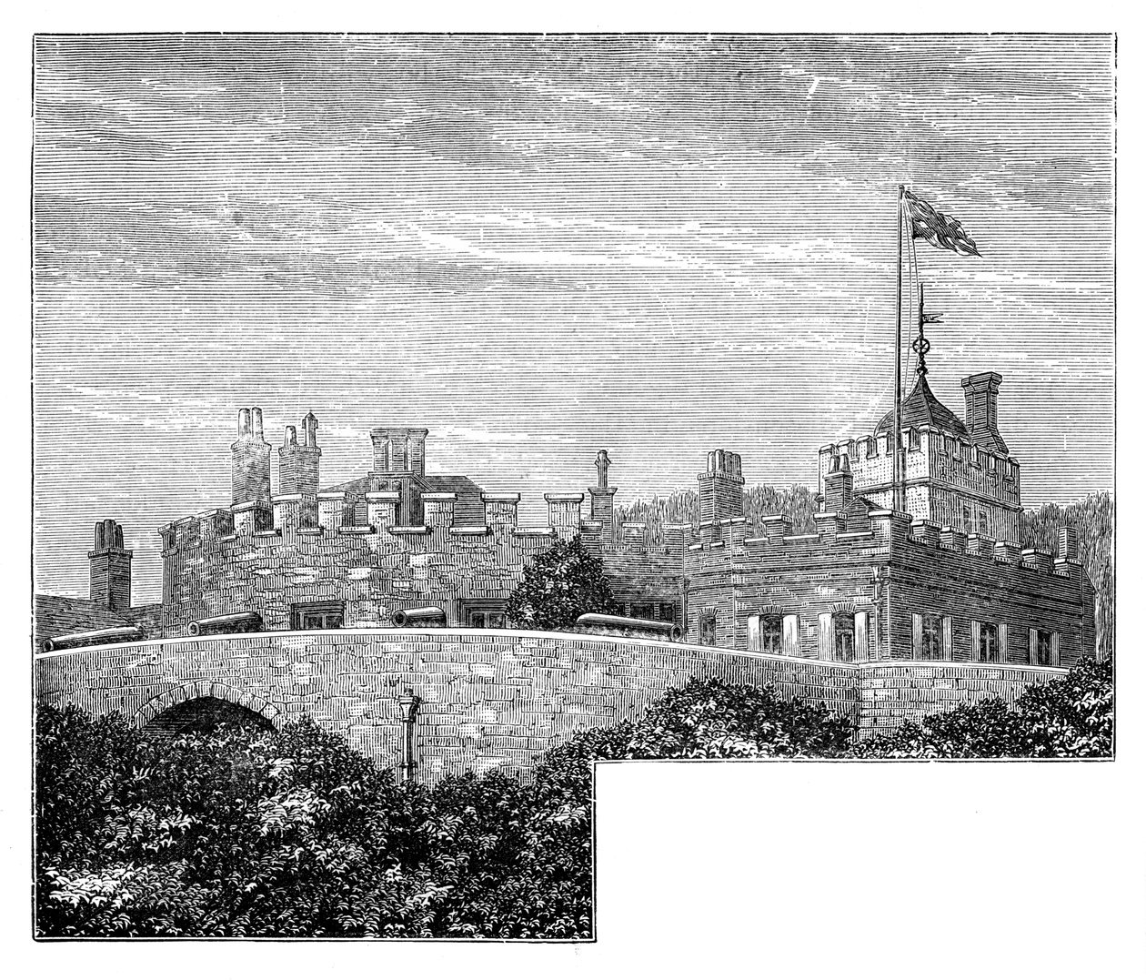 Hrad Walmer, Kent, c1888 od Unbekannt