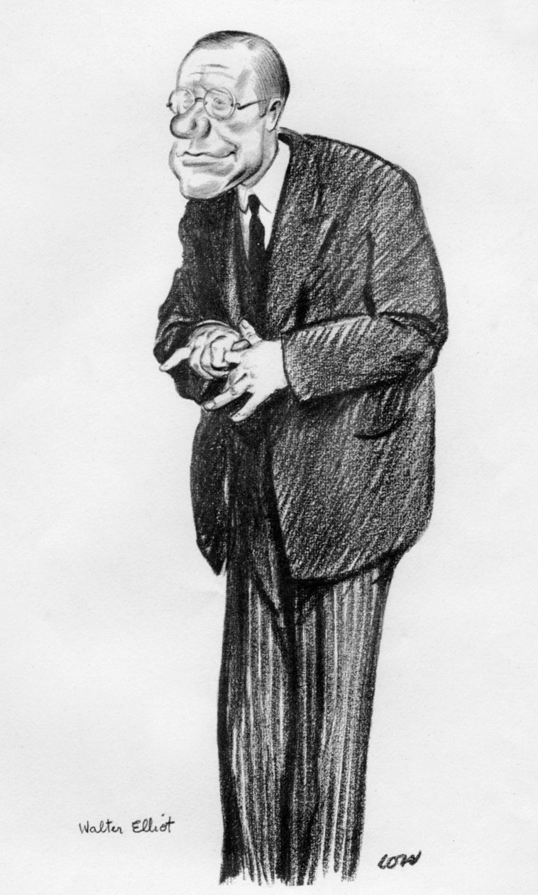 Walter Elliot , skotský unionistický politik, 1933 od Unbekannt