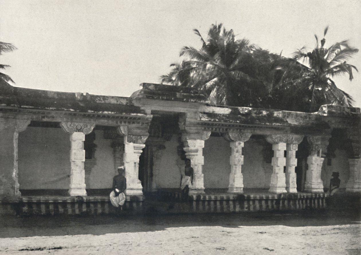 Lobby hinduistického chrámu, Cejlon, 1926 od Unbekannt