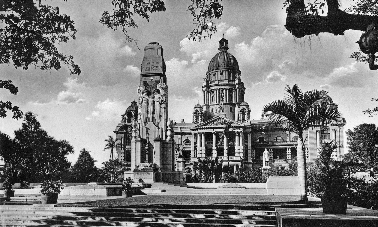 Válečný památník a radnice, Durban, Jižní Afrika od Unbekannt