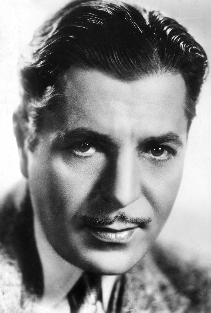 Warner Baxter 1889-1951, americký herec, c1930-c1940 od Unbekannt