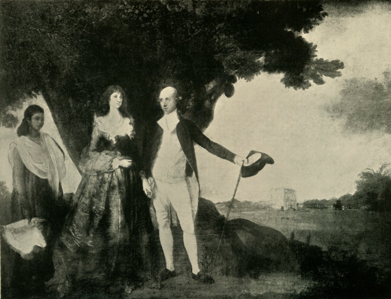 Warren Hastings a paní Hastingsová, 1784-87, 1925. od Unbekannt