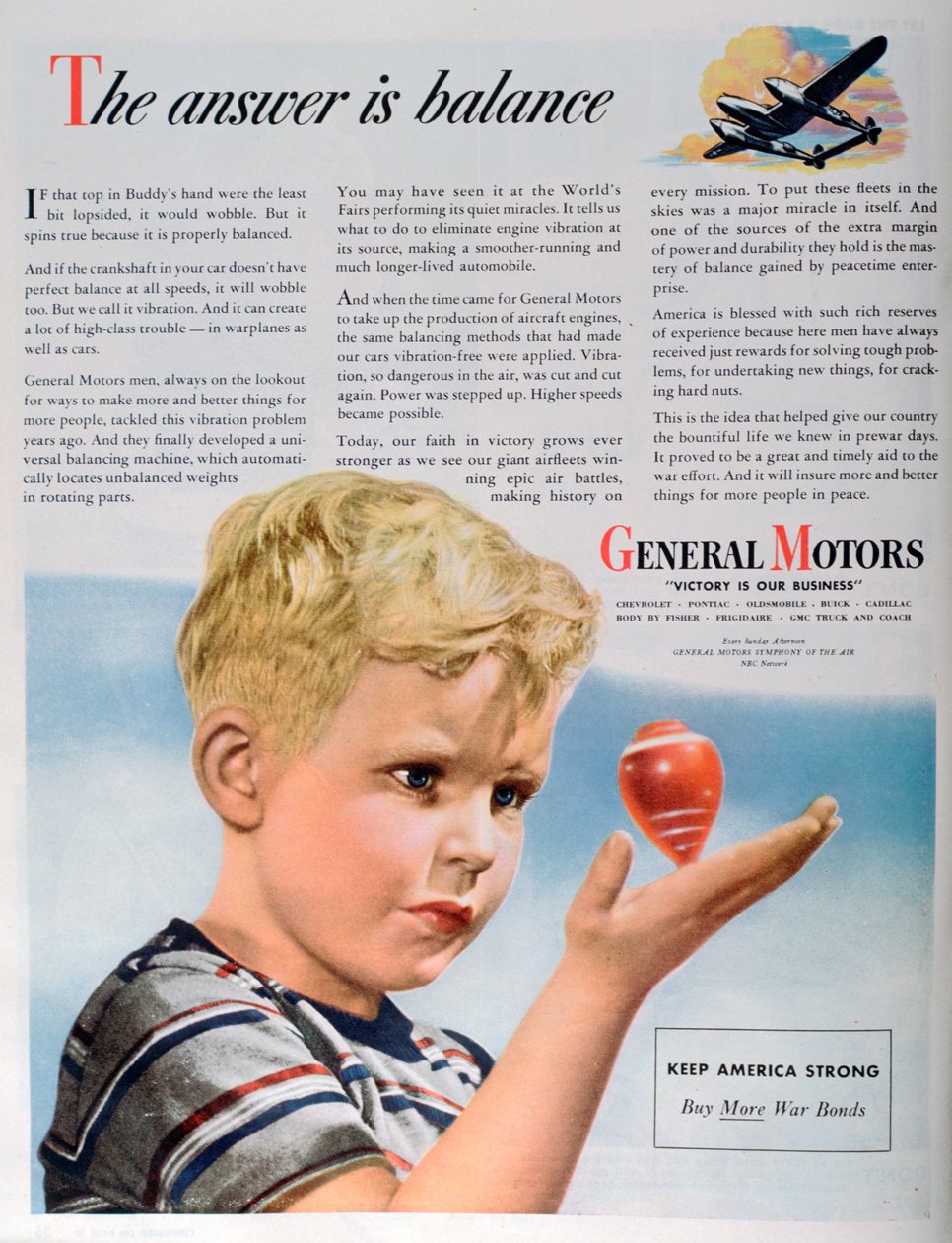 Válečná reklama pro General Motors, 1944 od Unbekannt