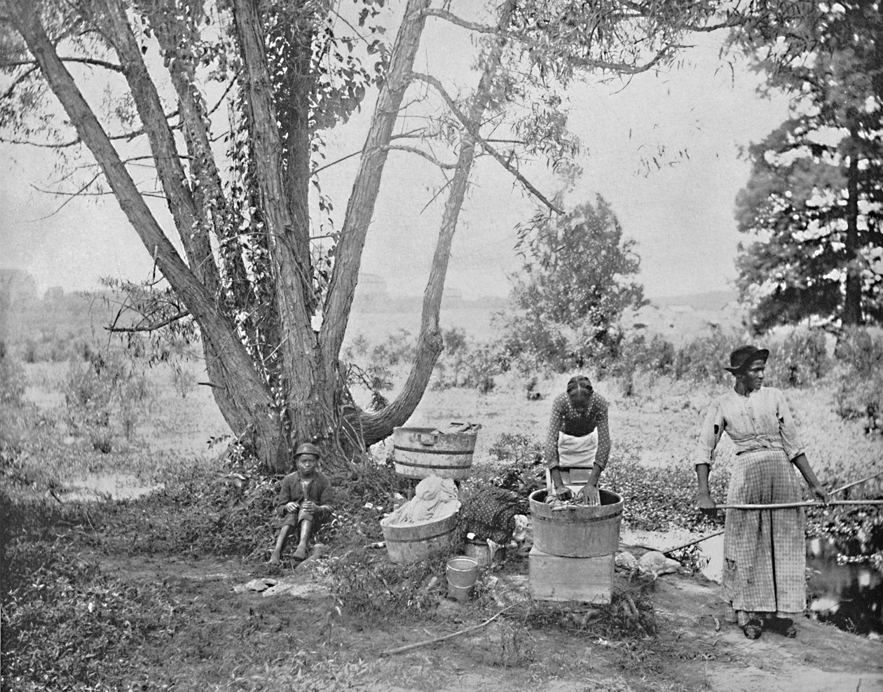 Washerwomen, El Paso, Texas, c1897. od Unbekannt