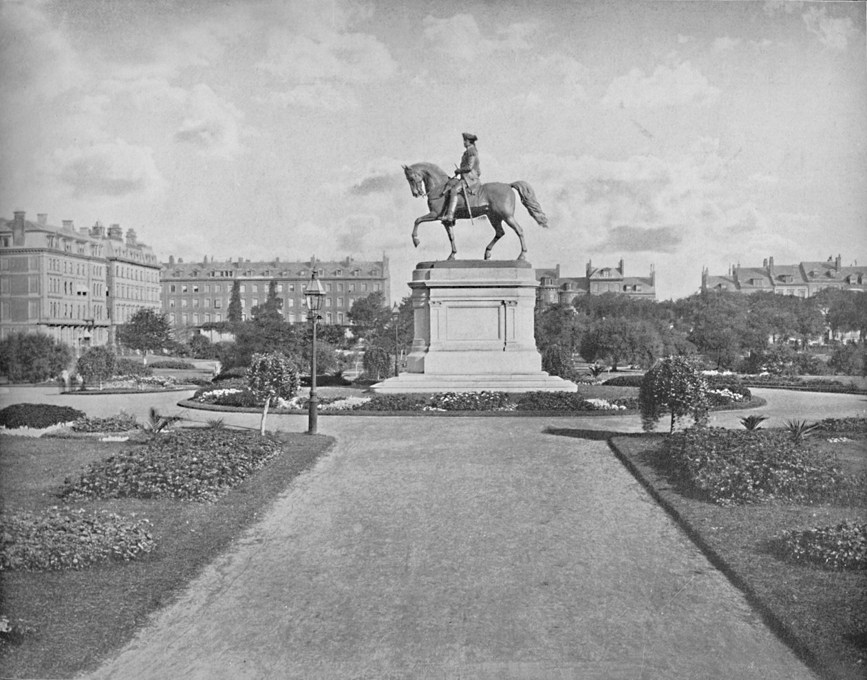 Washington Statue, Public Garden, Boston, c1897. od Unbekannt