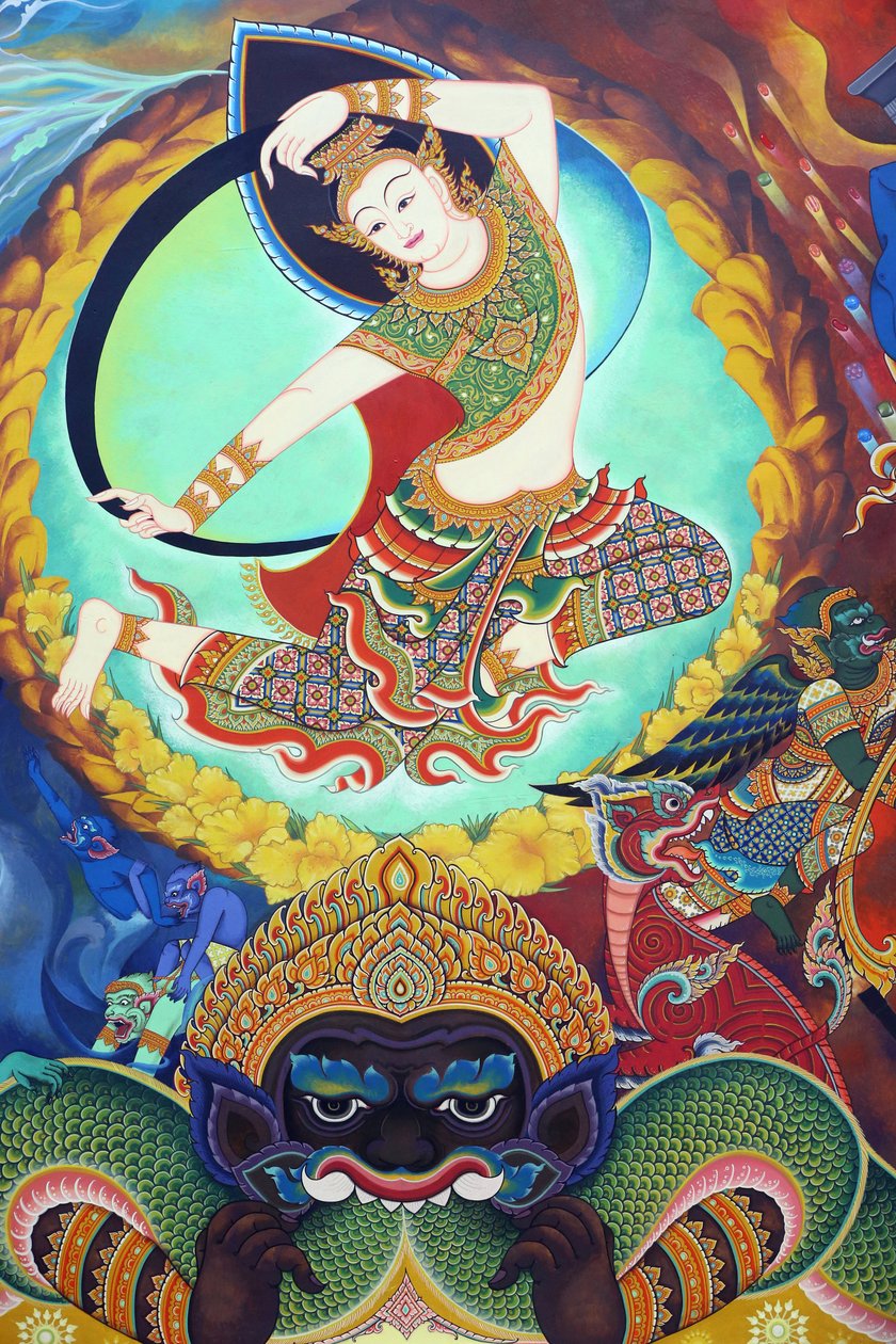 Thajský buddhistický chrám Wat Ananda Metyarama, 20160818, Singapur, Singapur od Unbekannt