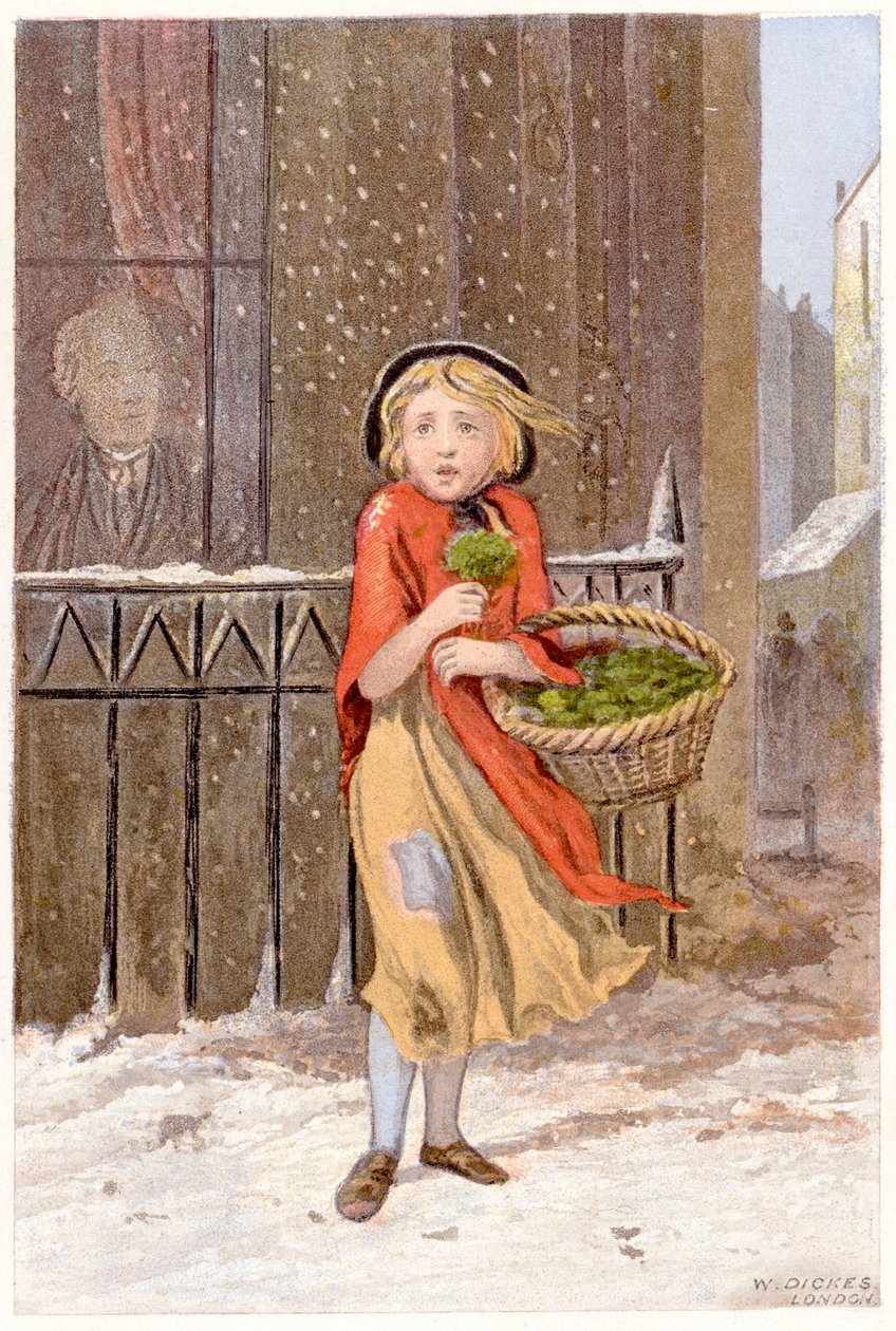 Prodejce řeřichy, c1880 od Unbekannt