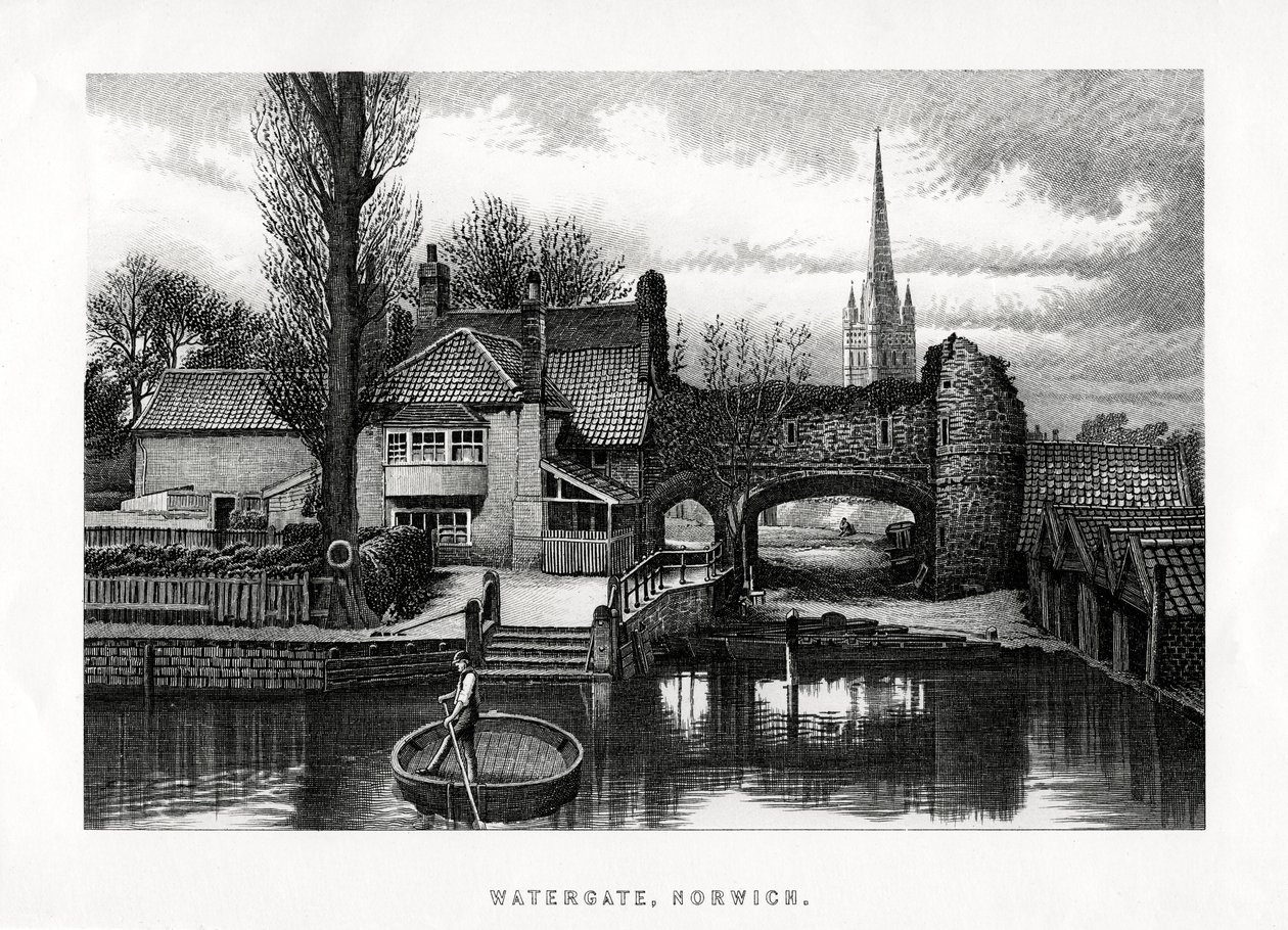 Watergate, Norwich, 1896 od Unbekannt