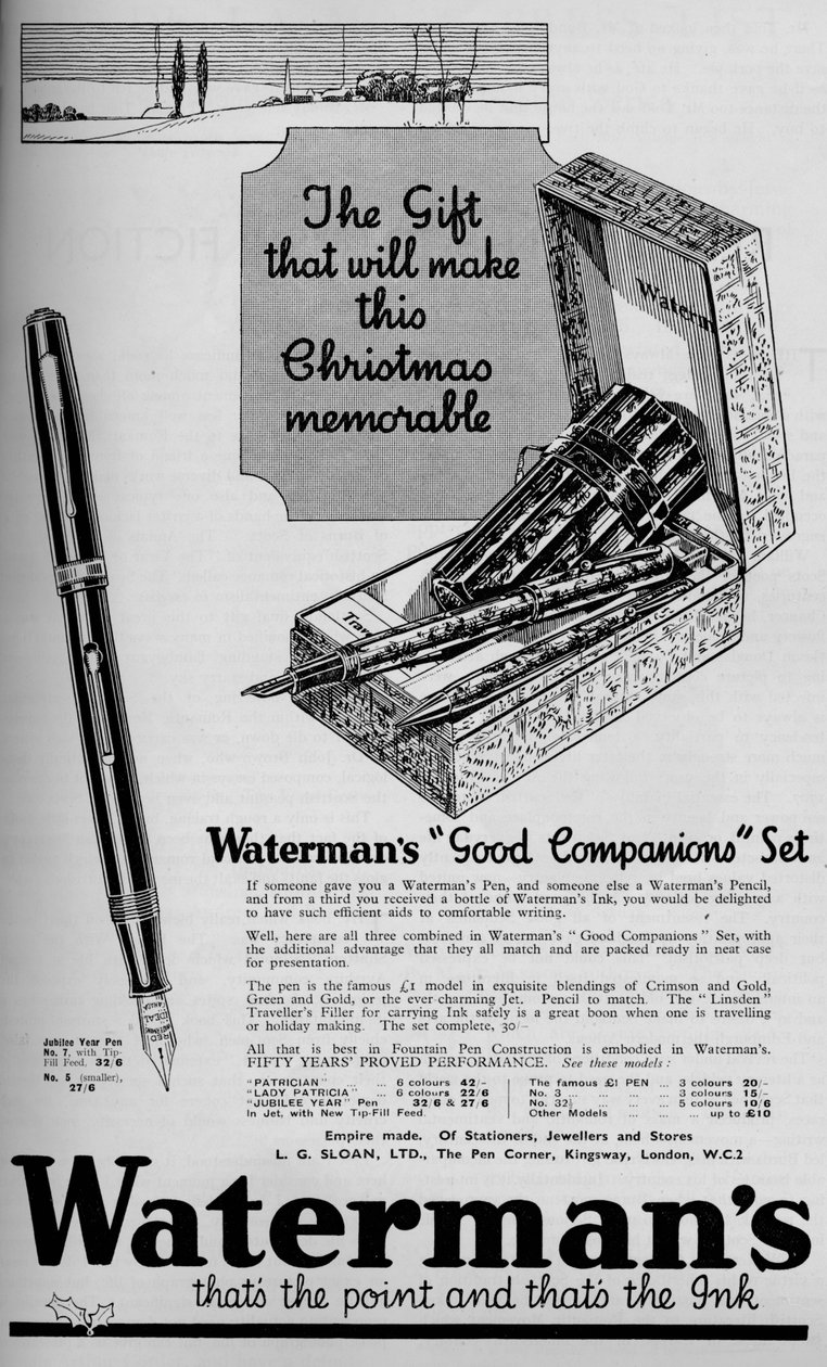 Sada Watermans Good Companions, 1934, 1934 od Unbekannt