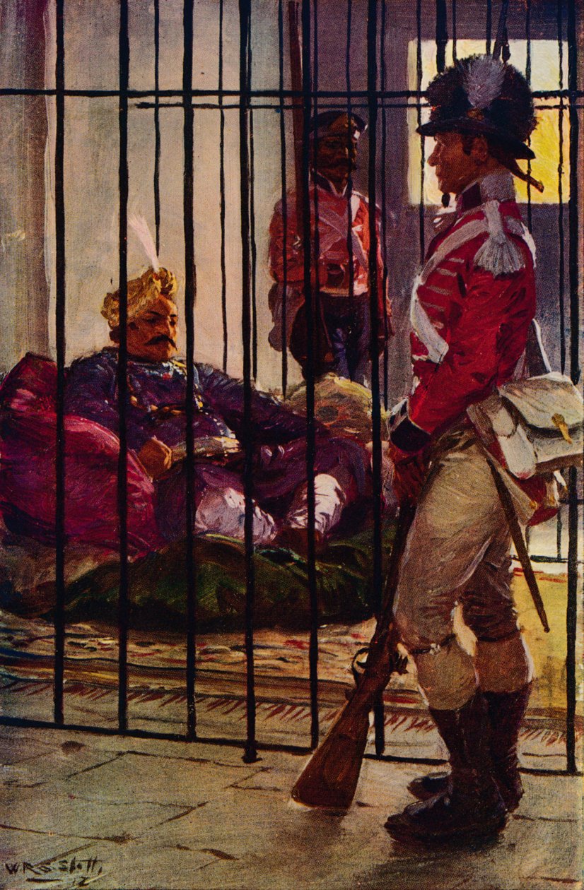 Wazir Ali ve vězení, c1799 c1912 od Unbekannt