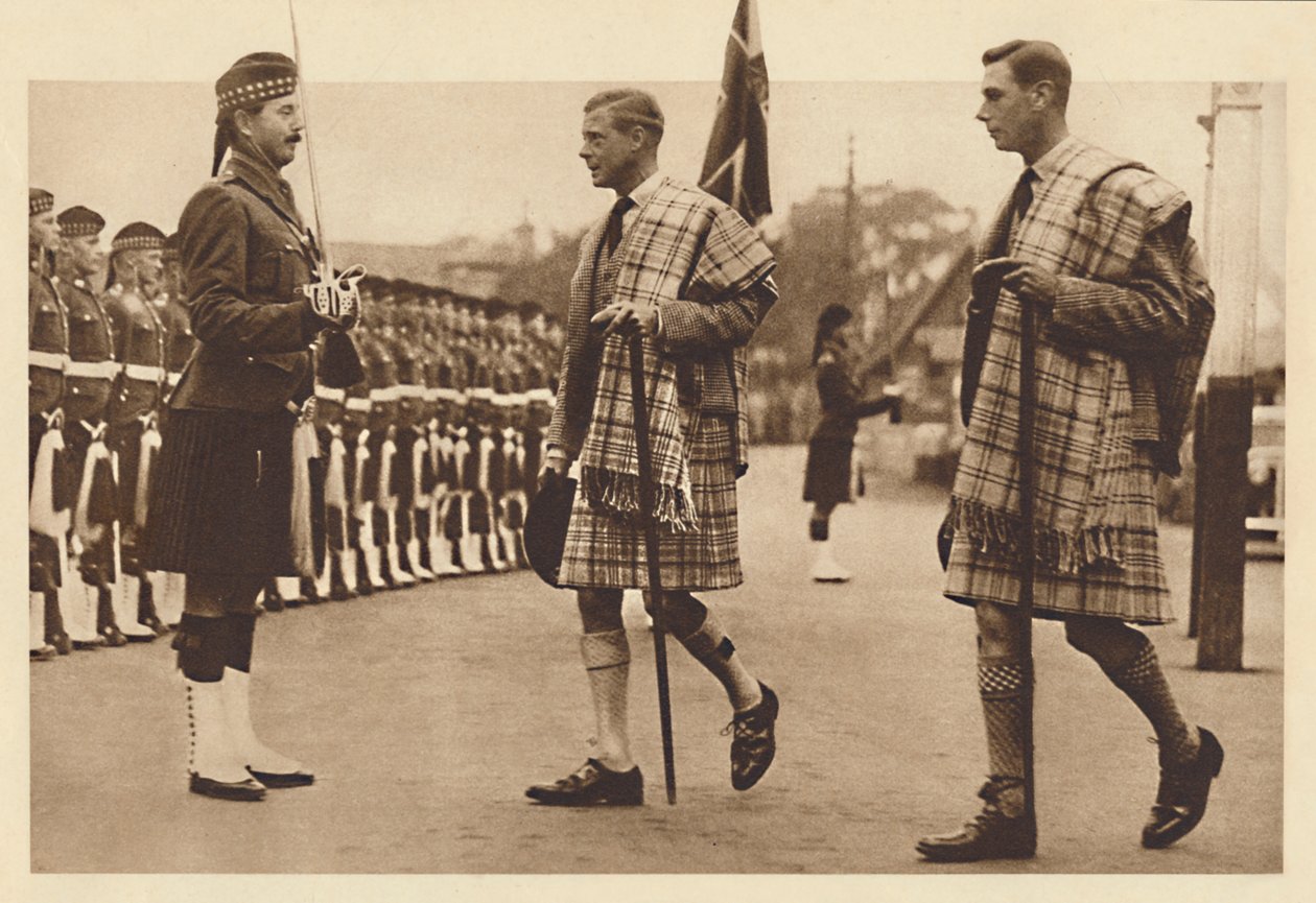 Wearing the Balmoral Tartan, Balmoral, 1936 1937 od Unbekannt
