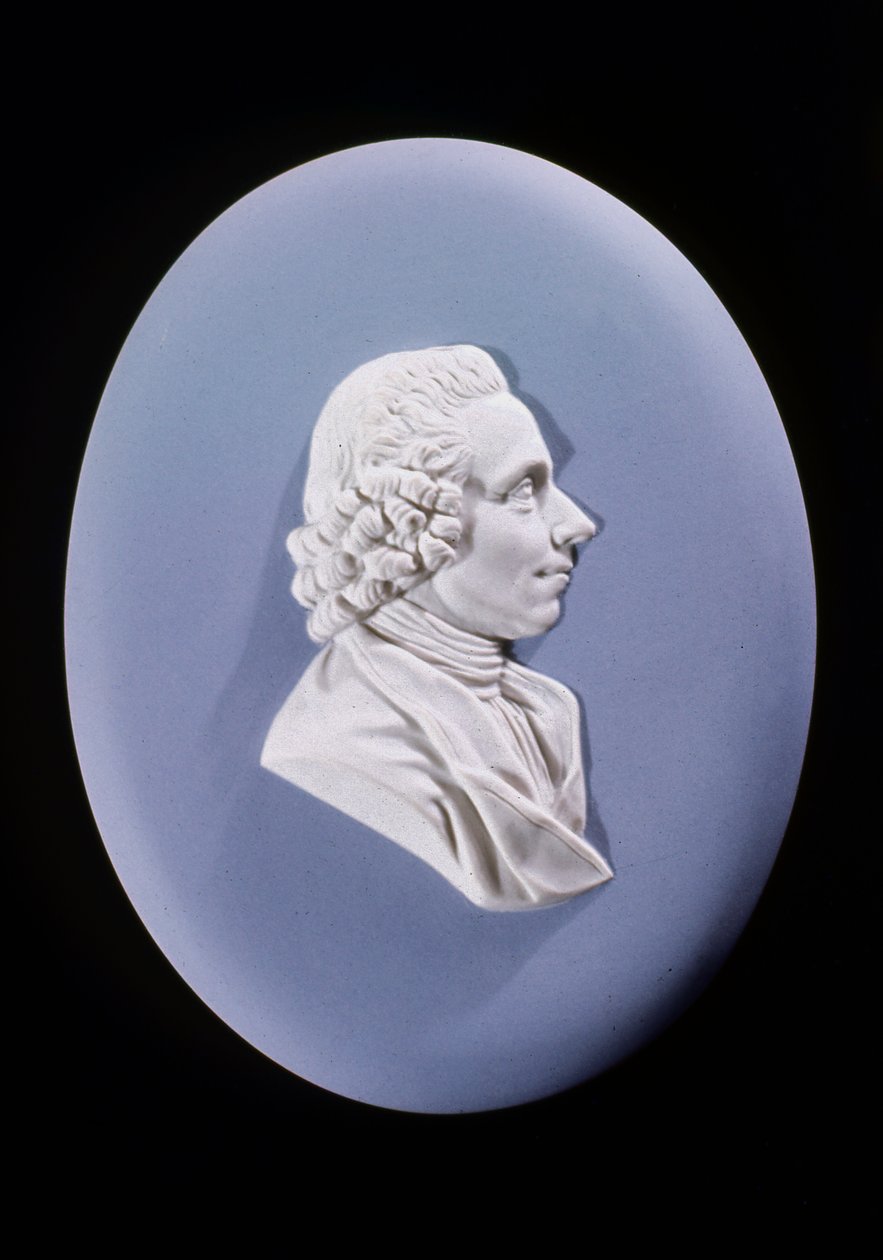 Wedgewoodova plaketa Josepha Priestleyho 1733-1804 od Unbekannt