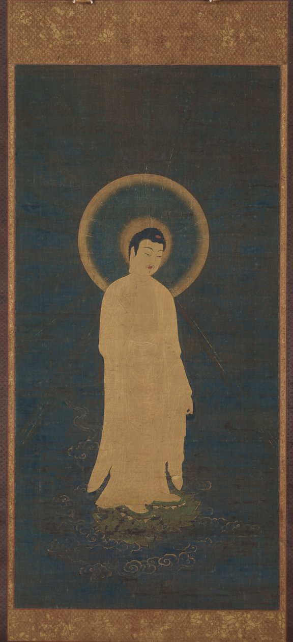 Uvítací sestup Amida Buddha Raigo, asi 12701333. od Unbekannt