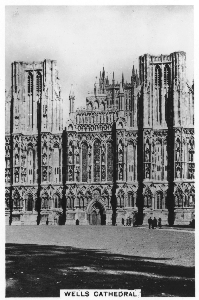 Katedrála ve Wellsu, Wells, Somerset, Anglie, 1936 od Unbekannt