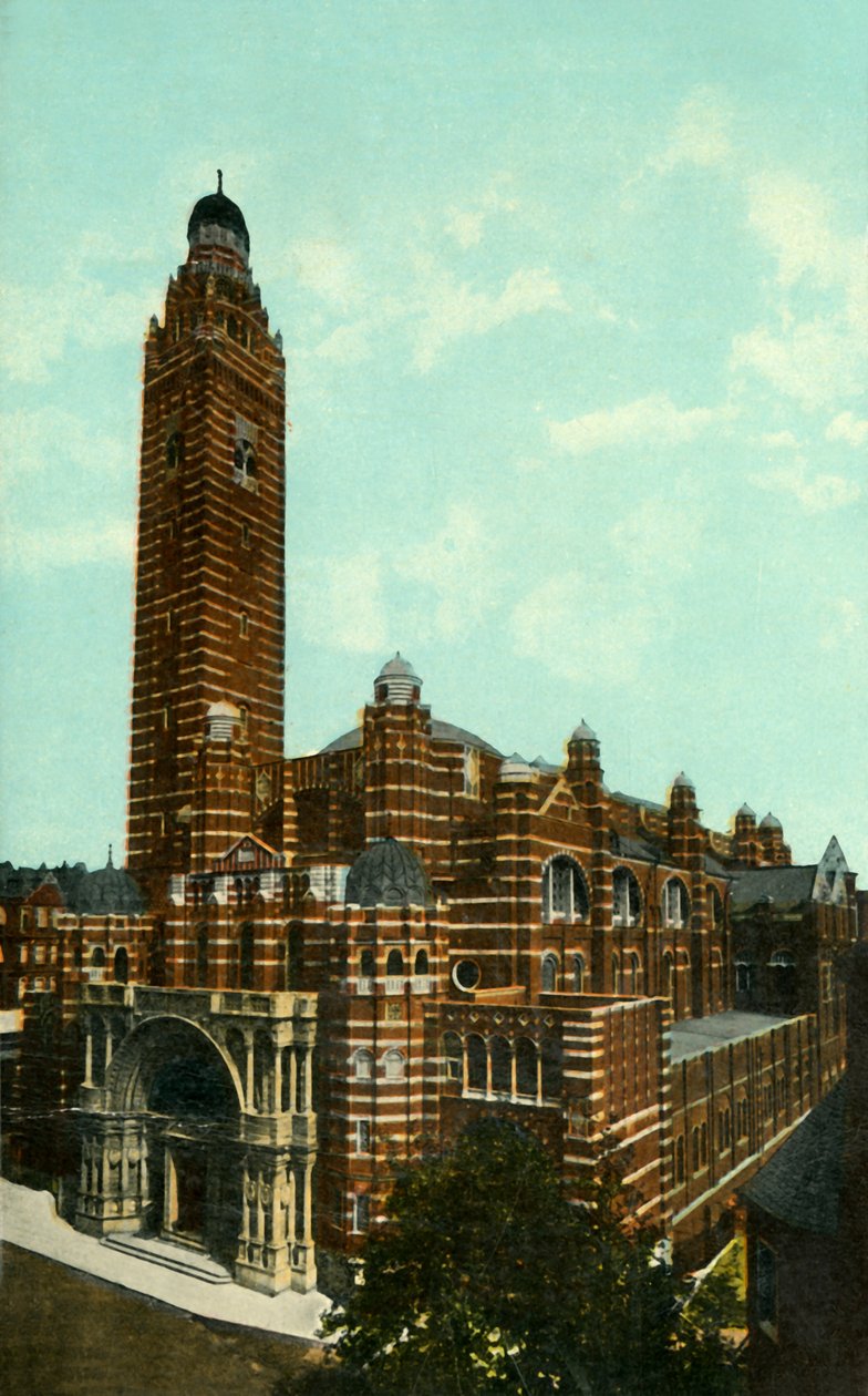 Westminsterská katedrála, Londýn, c1910. od Unbekannt