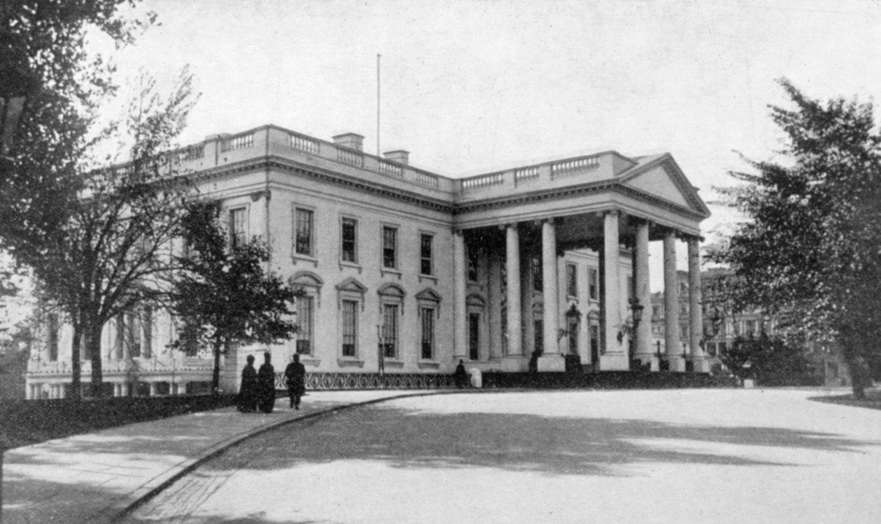 Bílý dům, Washington, Spojené státy americké, 1901 od Unbekannt