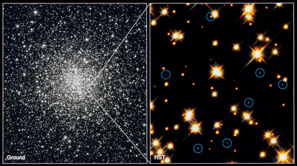 Hvězdy bílého trpaslíka v kulové hvězdokupě M4H Bond STSCI od Unbekannt