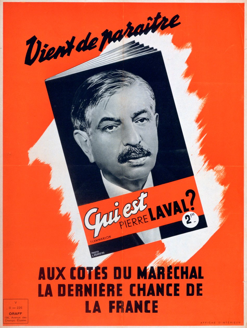 Kdo je Pierre Laval, Vichyský francouzský propagandistický plakát, 1940-1944 od Unbekannt