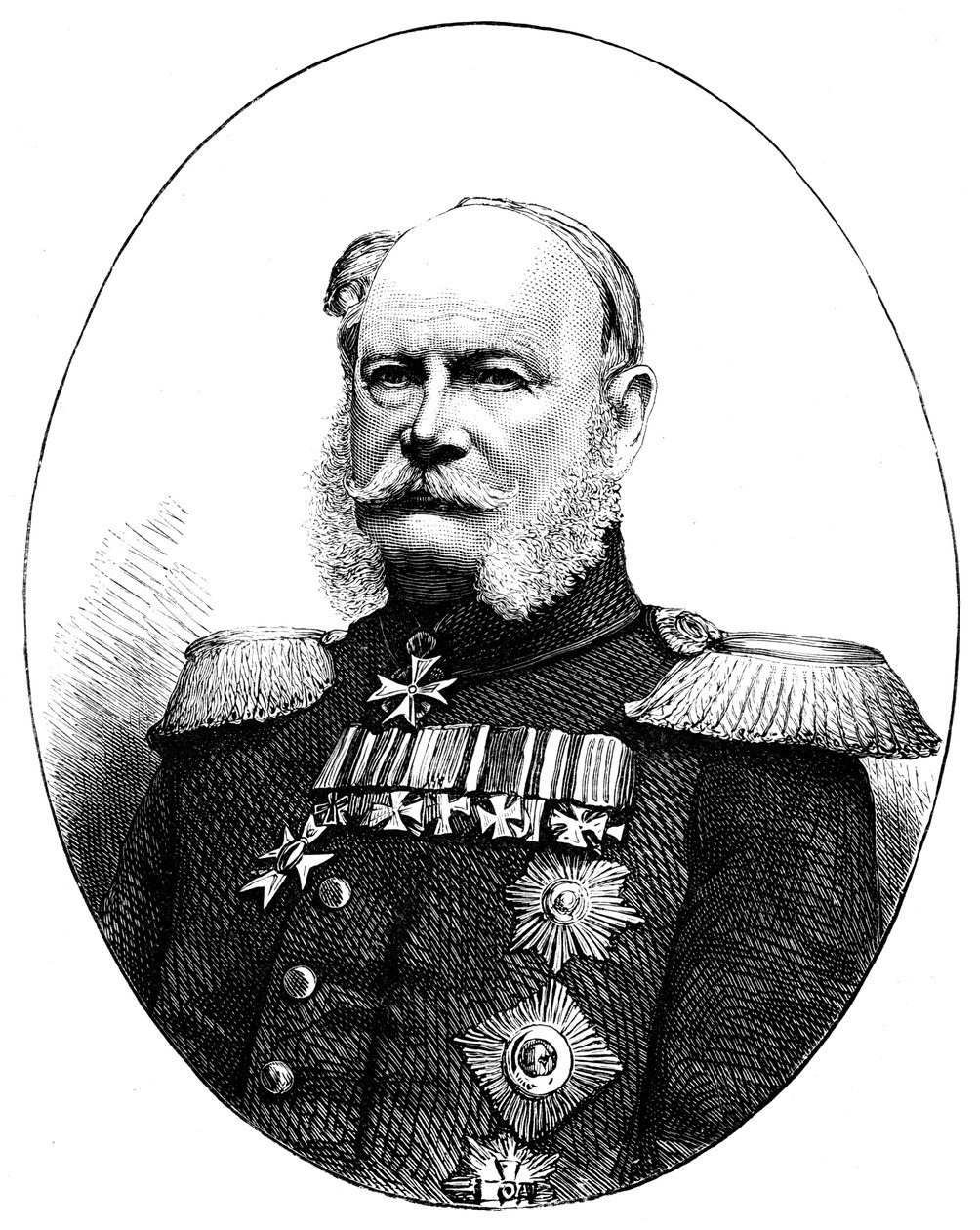 Wilhelm I 1797-1888, pruský král a německý císař od Unbekannt