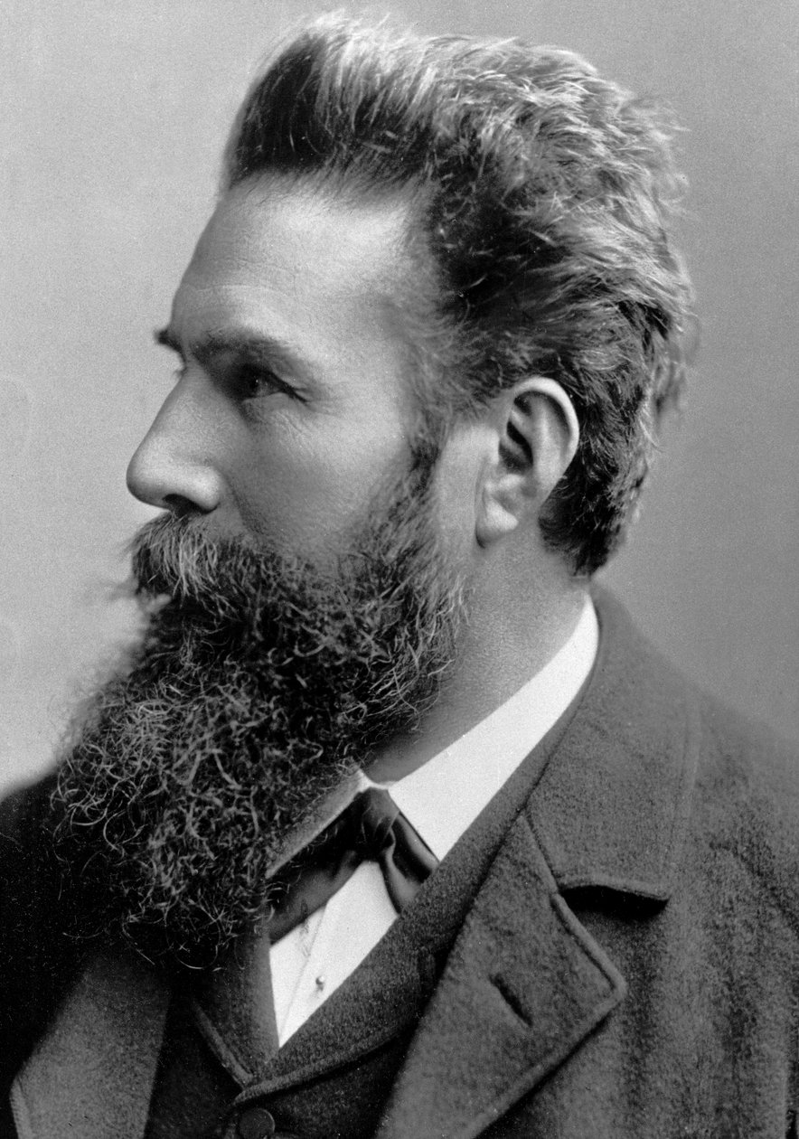 Wilhelm Konrad von Roentgen , německý fyzik, 1901 od Unbekannt