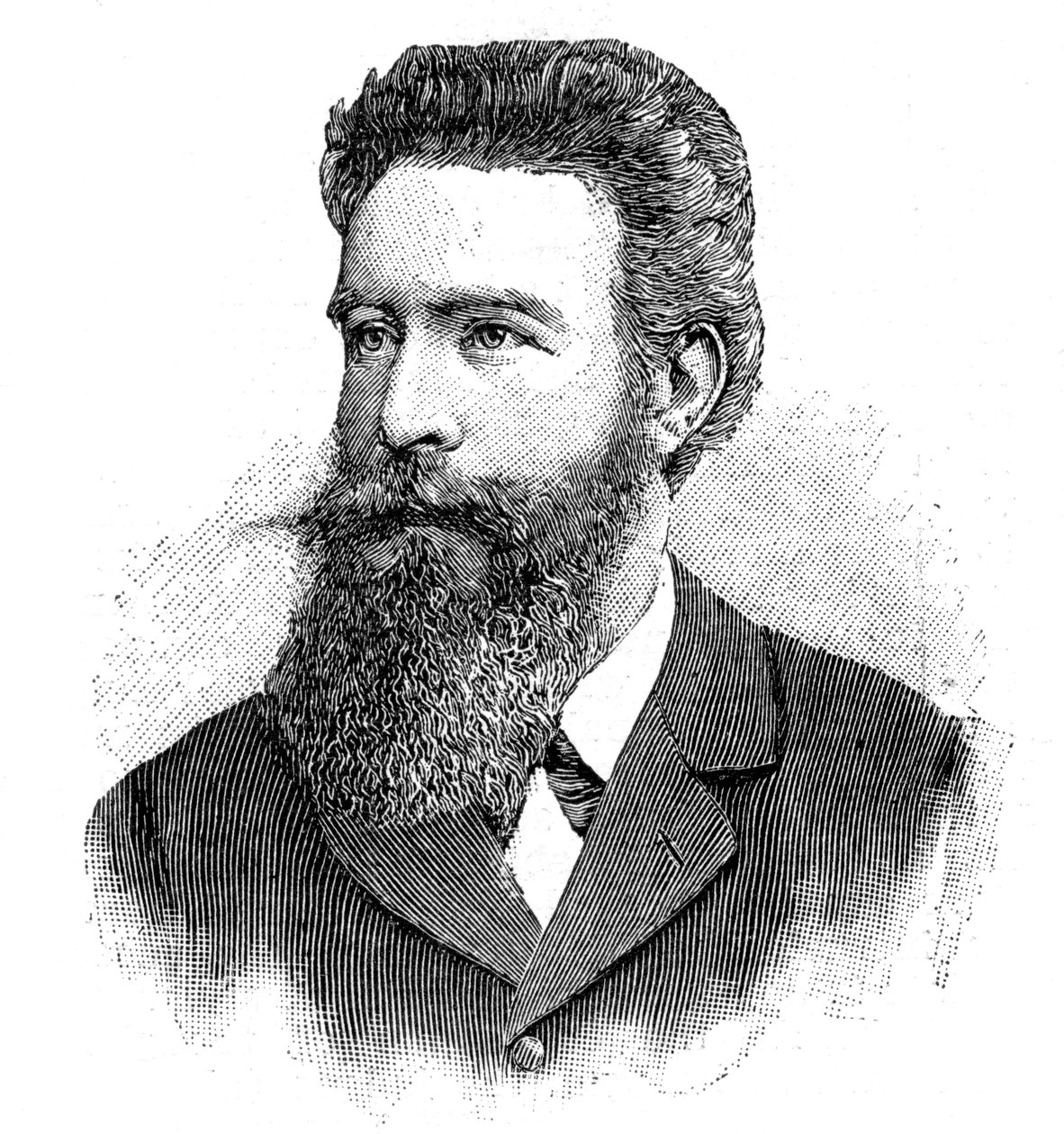 Wilhelm Konrad von Rontgen, německý fyzik, 1902. od Unbekannt