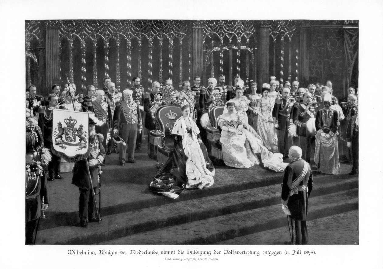 Wilhelmina Nizozemská, 1880-1962, 5. července 1898, 1900 od Unbekannt