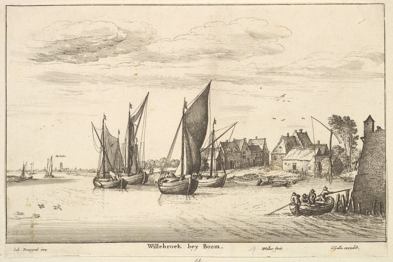 Willebroeck bey Boom, 1651. od Unbekannt