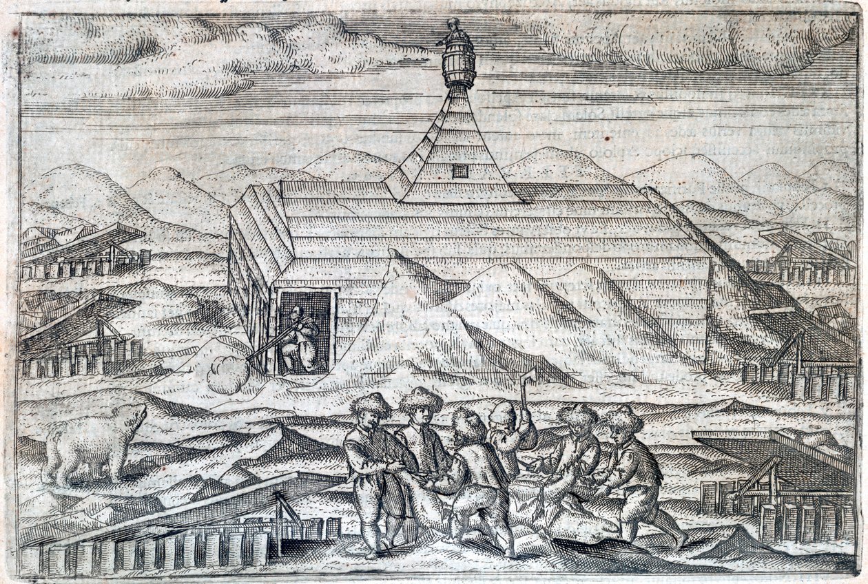 Arktická expedice Williama Barentse, 1596-1597 1598 od Unbekannt