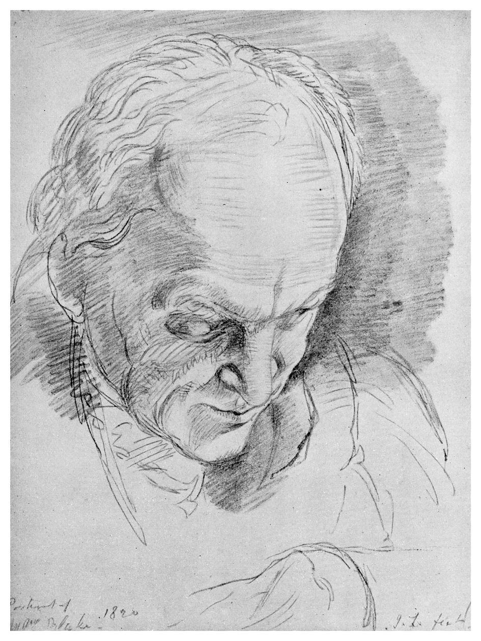 William Blake , anglický mystik, básník, umělec a rytec, 19. století 1956 od Unbekannt