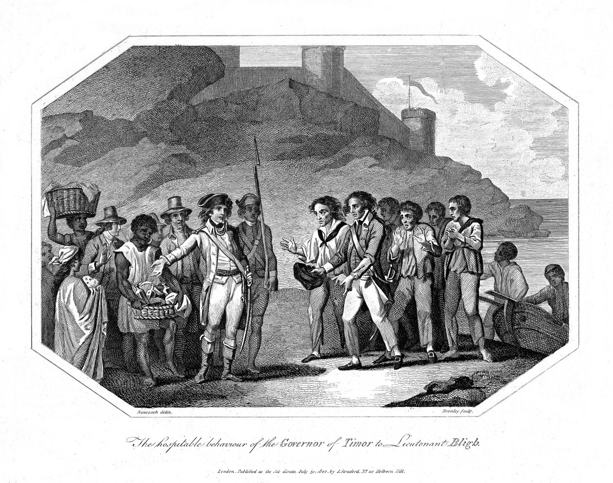 William Bligh, britský námořní důstojník přijat guvernérem Timoru, 14. června 1789 1802 od Unbekannt