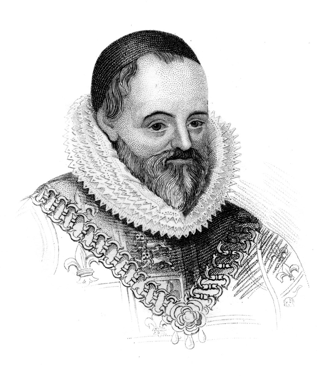 William Camden, anglický starožitník a historik, c1850 od Unbekannt
