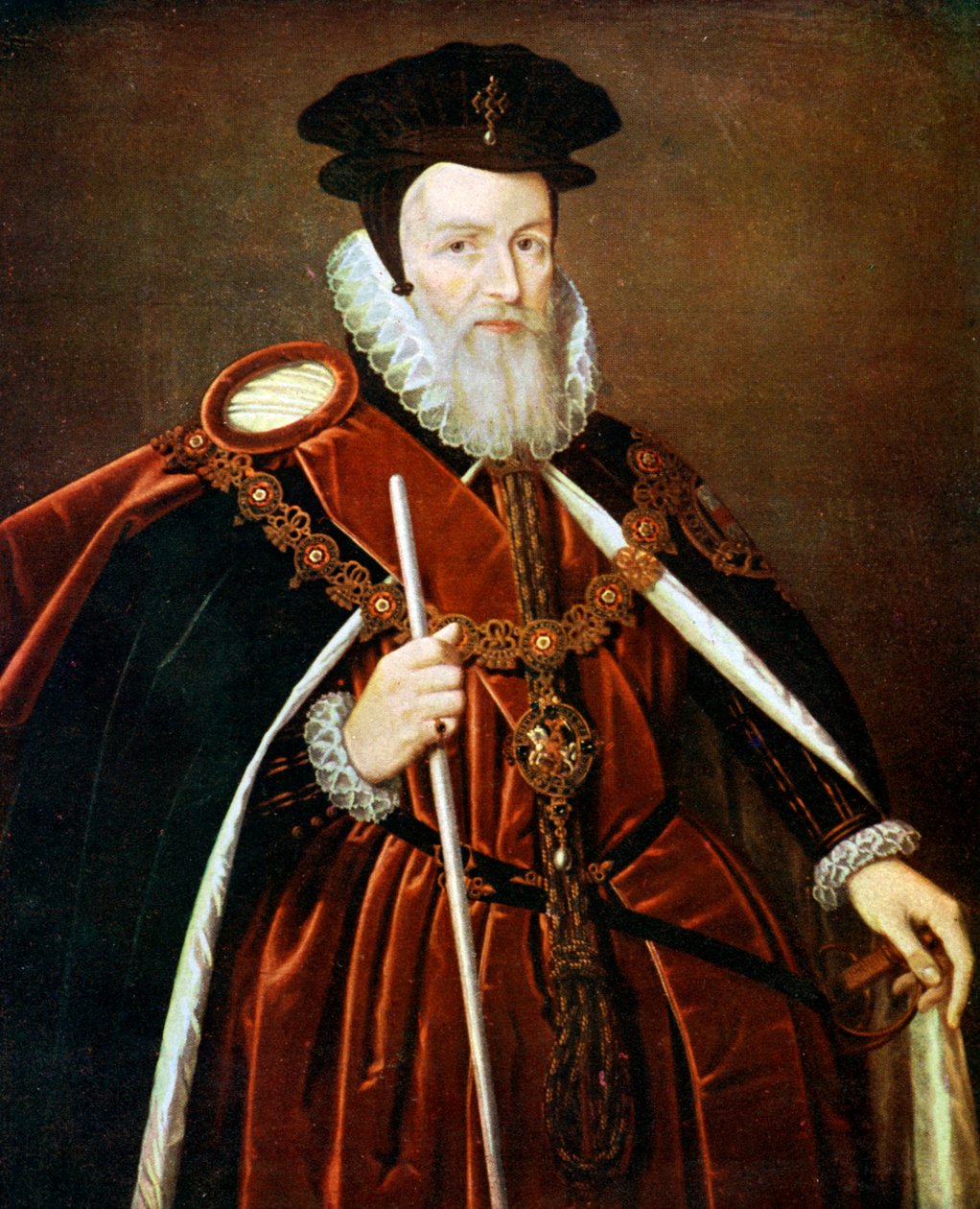 William Cecil, první baron Burghley, 16. století c1905 od Unbekannt