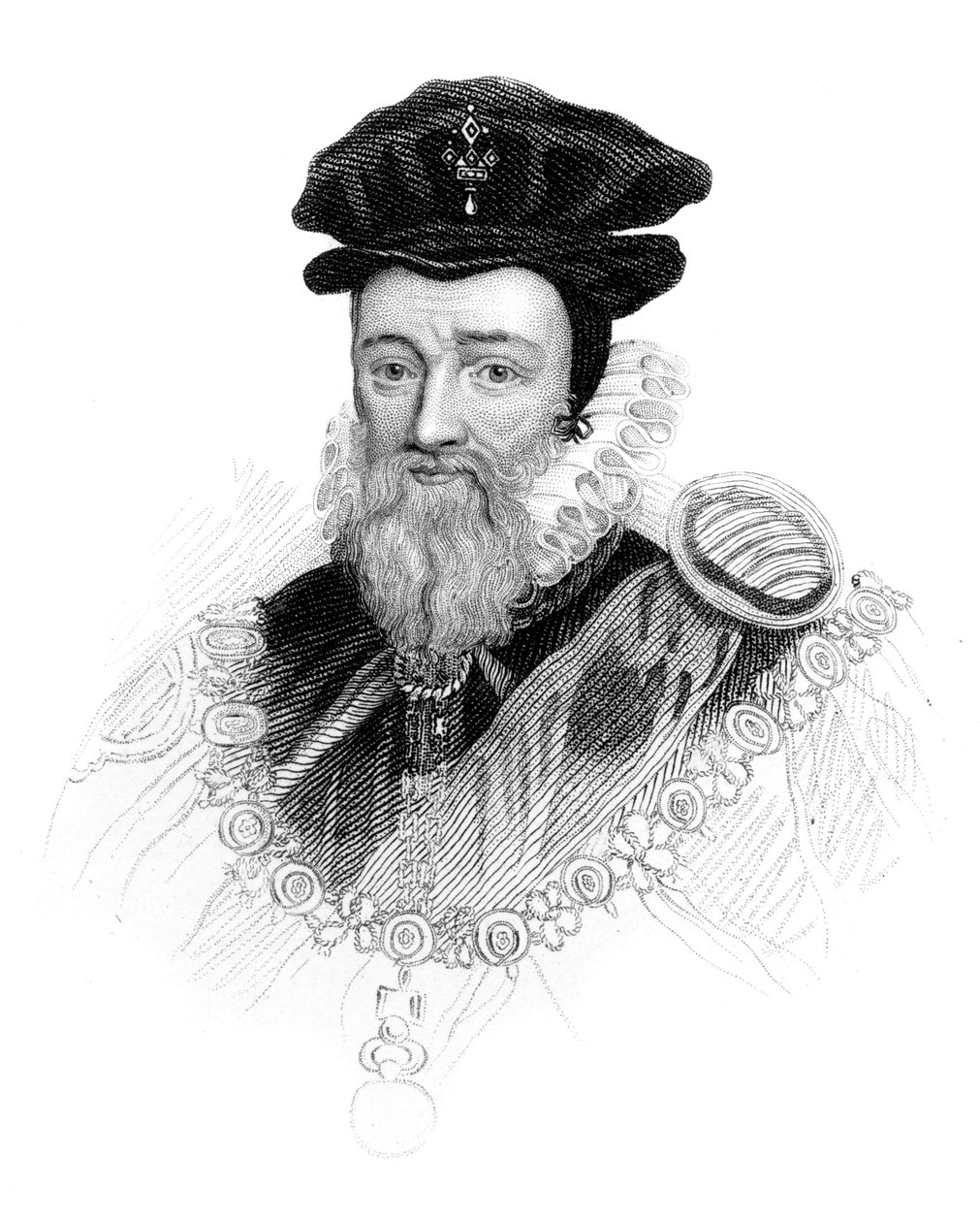 William Cecil, první baron Burghley, c1850 od Unbekannt