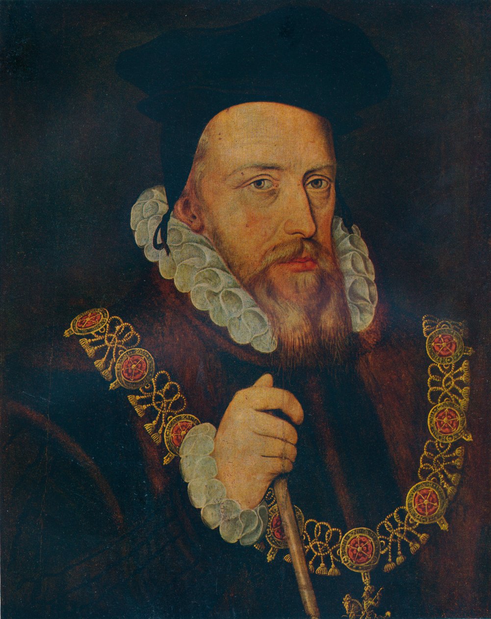 William Cecil, lord Burghley, 16. století od Unbekannt
