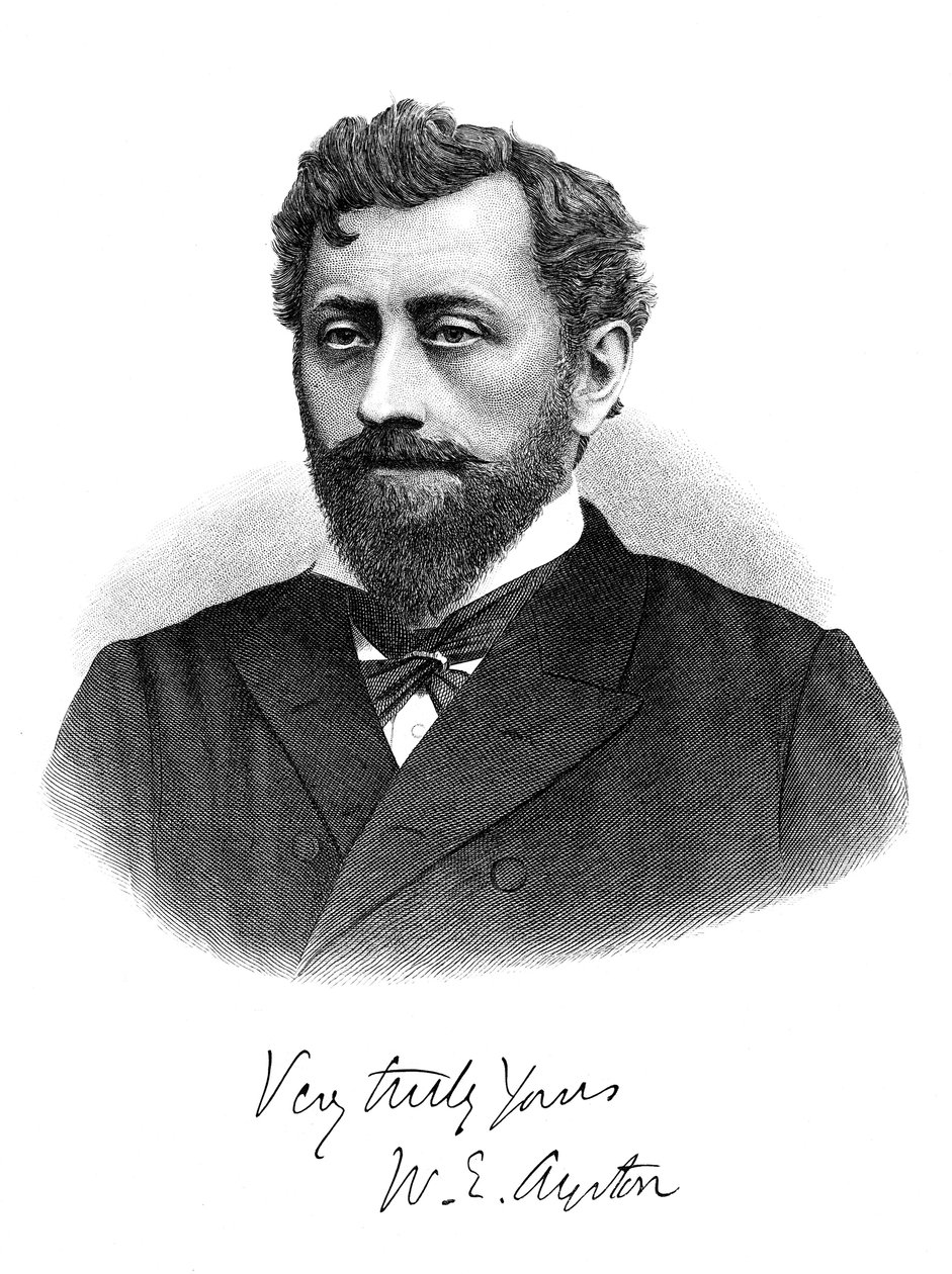 William Edward Ayrton 1847-1908, britský fyzik, elektroinženýr a vynálezce, 1892 od Unbekannt