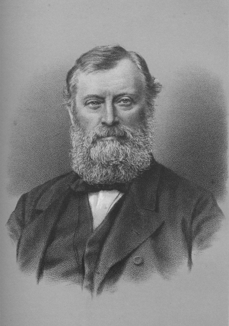 William Edward Forster, britský průmyslník, filantrop a politik, c1880 1883. od Unbekannt