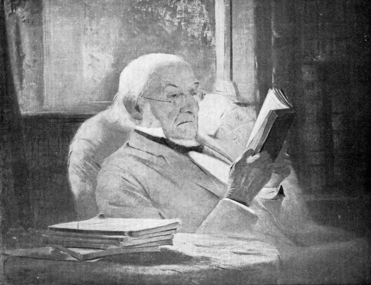 William Ewart Gladstone, britský státník Liberální strany a předseda vlády, konec 19. století od Unbekannt