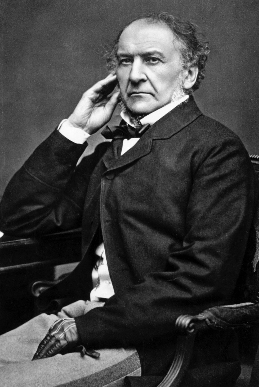 William Ewart Gladstone, britský liberální státník, 19. století od Unbekannt