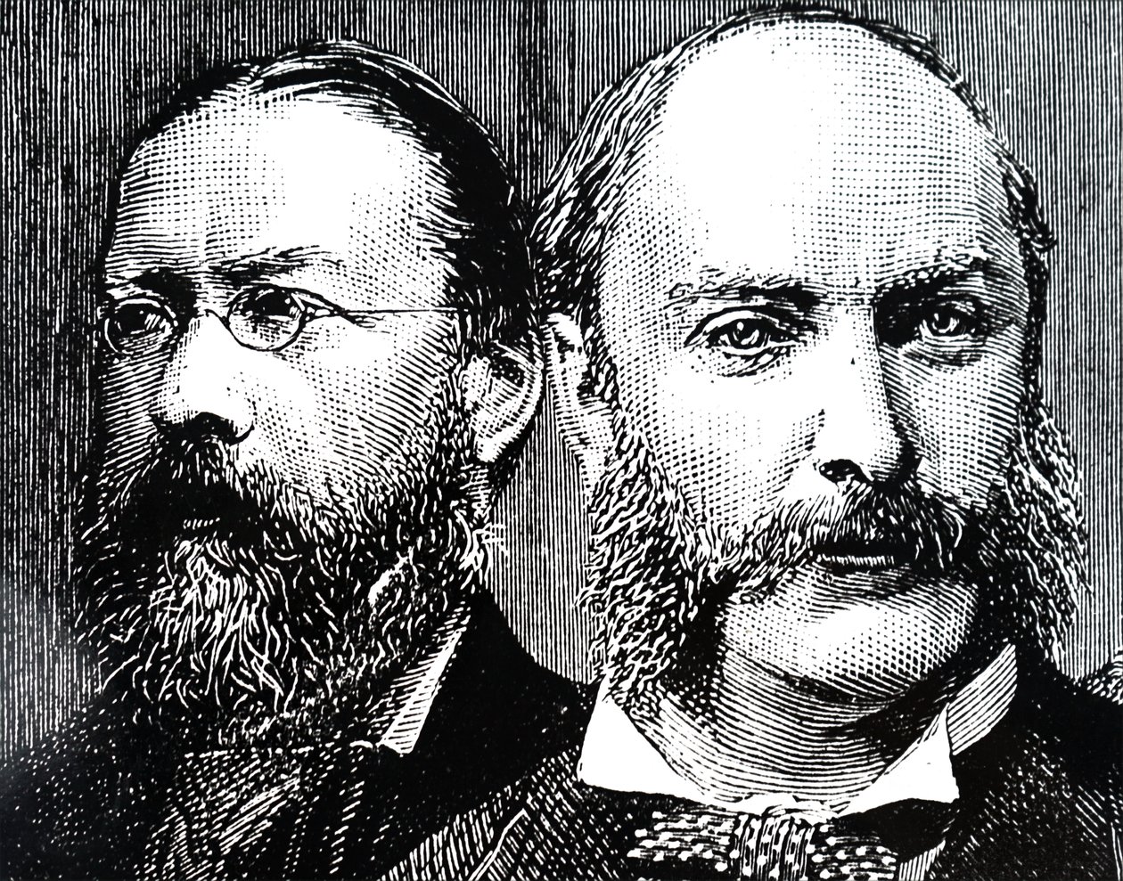 William Henry Preece a John William Strutt. od Unbekannt
