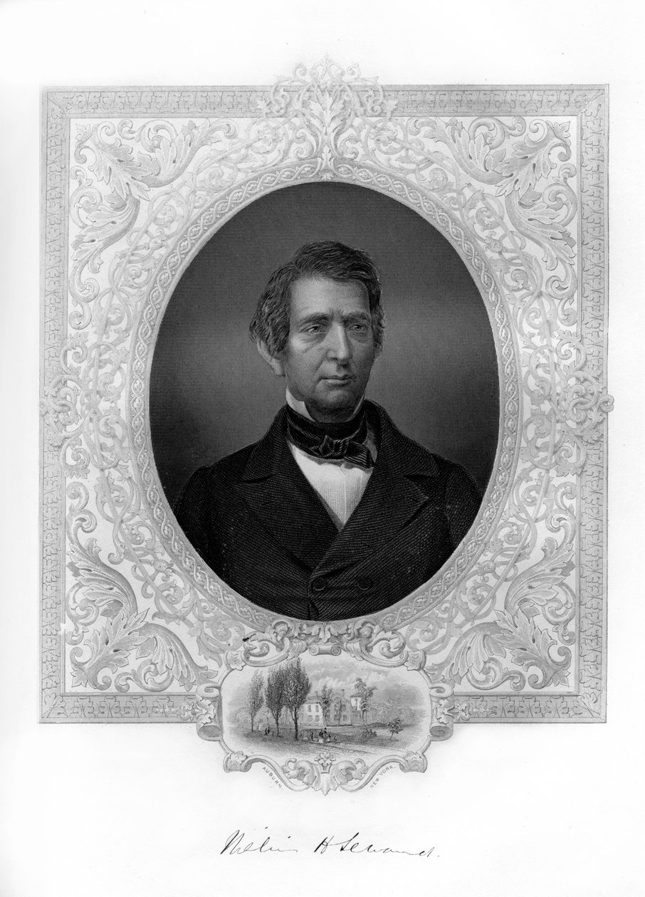 William Henry Seward, americký ministr zahraničí za Lincolna a Johnsona, 1862-1867 od Unbekannt