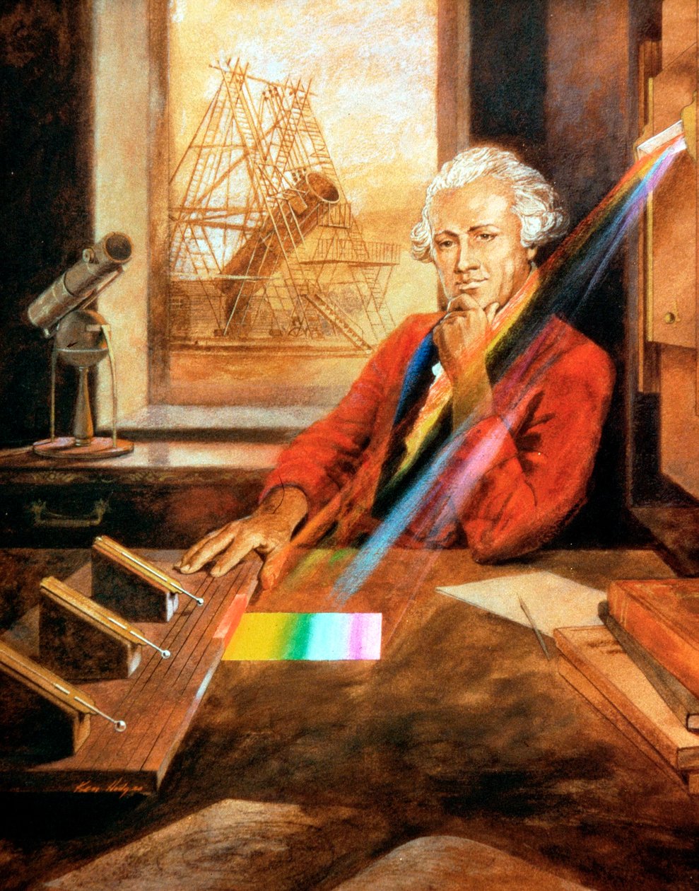 William Herschel 1738-1822 anglický astronom německého původu od Unbekannt